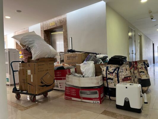 sắp xếp cân đối thời gian chuyển nhà