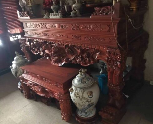thu mua bàn thờ gỗ