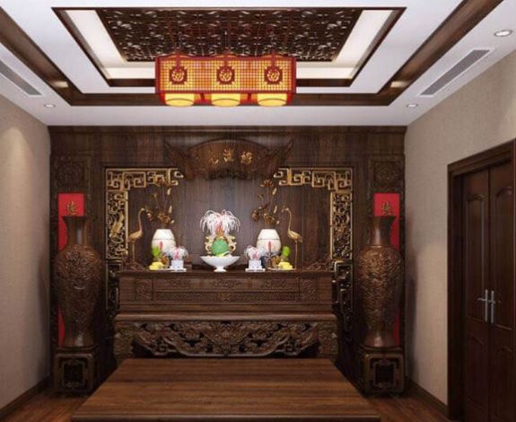 thu mua phòng thờ gỗ cũ