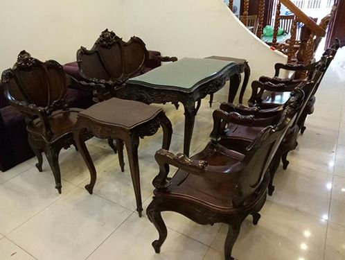 thanh lý bộ bàn ghế 8 món