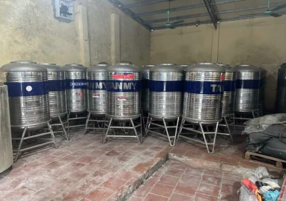 thu mua bồn nước inox