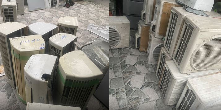thu mua cả điều hòa cũ hỏng
